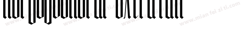 HerzogVonGraf ExtraTall字体转换